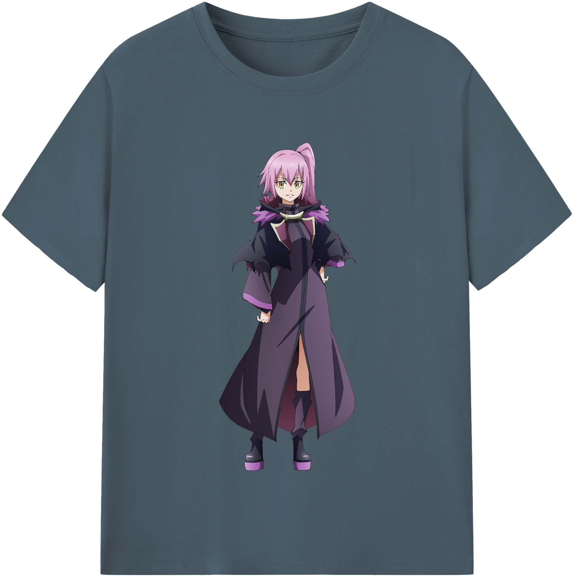 （画像用） 転スラ Regarding Reincarnated to Slime 綿100％半袖Tシャツ（フロントプリント）